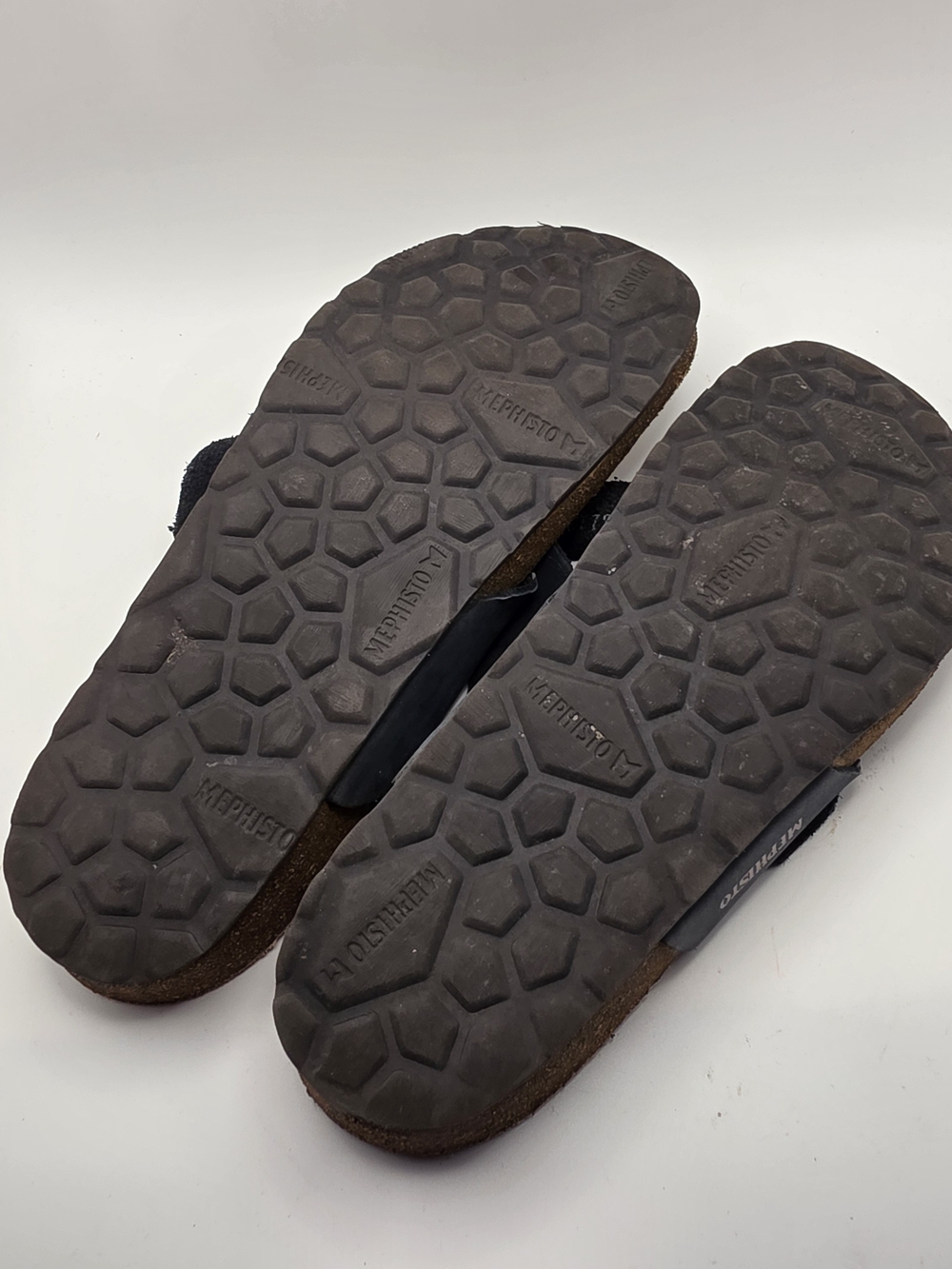 Mephisto Natalina Black Women's Comfort Sandal - Us 9 Eu 40 Cork Footbed - Picture 3 of 5